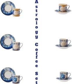 Karaca - Astrologisch Coffee Cup Set Voor 6 - Romantische Koffieliefhebbers - Espresso Mokken Set - Espresso Mok - Turkse Koffie - Valentijn Cadeau - Gift Box 16 Karaca - Astrologisch Coffee Cup Set Voor 6 - Romantische Koffieliefhebbers - Espresso Mokken Set - Espresso Mok - Turkse Koffie - Valentijn Cadeau - Gift Box -Keukenserie Winkel 1022x1200