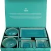 Tokyo Design Studio Glassy Turquoise Sushi Servies - 8 Delig - 2 Persoons