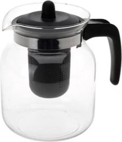 Merkloos Glazen Transparante Theepot 1.5 L Met Zwart Filter - Thee Drinken - Thee Serveren - Theepotten Met Filters 7 Merkloos Glazen Transparante Theepot 1.5 L Met Zwart Filter - Thee Drinken - Thee Serveren - Theepotten Met Filters -Keukenserie Winkel 1029x1200 4