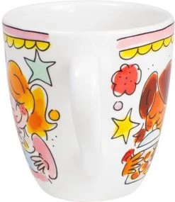 Blond Amsterdam Even Bijkletsen Mini Mok - Roze Rand -Keukenserie Winkel 1040x1200