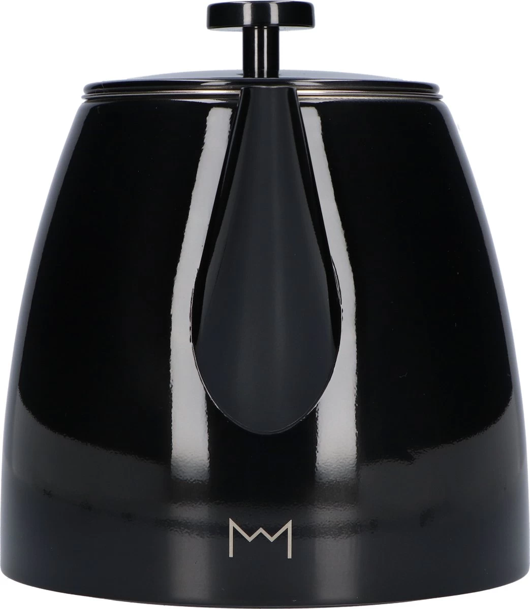 Vaja® Theepot Juliette Met Filter - Dubbelwandig -Theekan 1.0L - Glimmend Zwart 13 Vaja® Theepot Juliette Met Filter - Dubbelwandig -Theekan 1.0L - Glimmend Zwart - Afbeelding 11