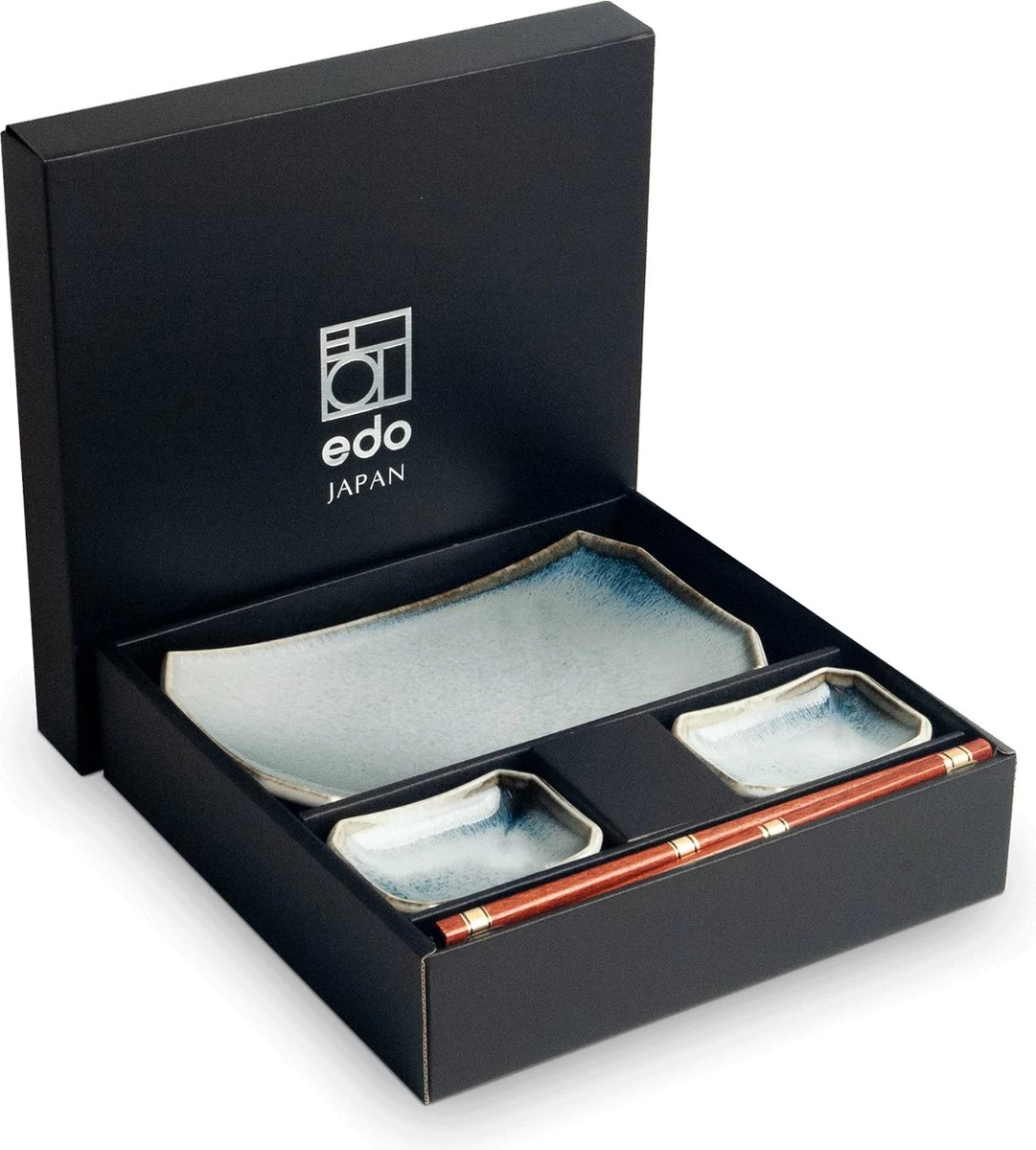 Edo Japan | AURORA | Japanse Sushi Servies Set | 6-Delig | 2 Persoons | In Geschenkdoos 3 Edo Japan | AURORA | Japanse Sushi Servies Set | 6-Delig | 2 Persoons | In Geschenkdoos