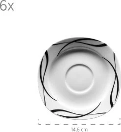 Merkloos 30-delige Combiset Voor 6 Personen -Keukenserie Winkel 1098x1200