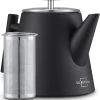Silberthal - Theepot Met Filter - 1 L - RVS Dubbelwandig - Zwart - Cadeau -Keukenserie Winkel 1101x1200 1