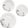 4goodz Wild Flower Porseleinen Servies Set 6-persoons 18-delig - Wit/Zwart 2 4goodz Wild Flower Porseleinen Servies Set 6-persoons 18-delig - Wit/Zwart -Keukenserie Winkel 1143x1200