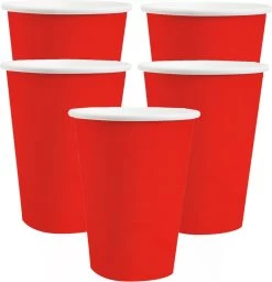Santex Feest/verjaardag Bekertjes - 10x - Rood - Karton - 270 Ml 7 Santex Feest/verjaardag Bekertjes - 10x - Rood - Karton - 270 Ml -Keukenserie Winkel 1157x1200