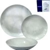 Luminarc Diwali Marble Serviesset - 18 Delig - Graniet Marmer Look - Cadeau Voor Man - Cadeau Voor Vrouw - Kerstcadeau