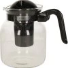 Merkloos Glazen Transparante Theepot 1.5 L Met Zwart Filter - Thee Drinken - Thee Serveren - Theepotten Met Filters -Keukenserie Winkel 1181x1200 4