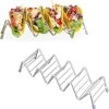 Krumble Taco Houder - Taco En Tortilla Houder Voor 4 Stuks - Serveerschalen - Koken & Tafelen - Kookgerei - Snack- & Tappasschalen - Metaal - Zilver -Keukenserie Winkel 1182x1200 2