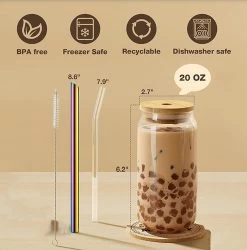 Bubble Tea Beker - Inclusief Stalen Bubble Tea Rietje - 0,5 L - Herbruikbaar - Boba 9 Bubble Tea Beker - Inclusief Stalen Bubble Tea Rietje - 0,5 L - Herbruikbaar - Boba -Keukenserie Winkel 1186x1200 2
