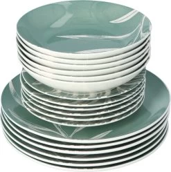 4goodz Plant Groen 18-delig Servies Porselein 6 Persoons -Keukenserie Winkel 1191x1200 5