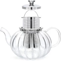 Glazen Theepot Met Filter (RVS) - 1.2 Liter - Pompoen Design - Thee Infuser – Borosilicaat – Anti-druppel Tuit 8 Glazen Theepot Met Filter (RVS) - 1.2 Liter - Pompoen Design - Thee Infuser – Borosilicaat – Anti-druppel Tuit -Keukenserie Winkel 1191x1200 7