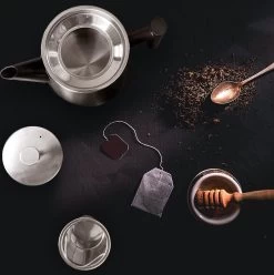 Vaja® Camille Theepot Zwart Met Filter - 1 Liter - RVS - Dubbelwanding -Keukenserie Winkel 1196x1200 13