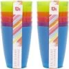 Merkloos 12x Gekleurde Drinkbekers/mokken Kunststof 10 Cm - Limonade Bekers - Campingservies/picknickservies -Keukenserie Winkel 1196x1200 4