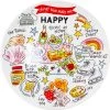 Blond Amsterdam, Happy - Bord 22cm -Keukenserie Winkel 1197x1200 10