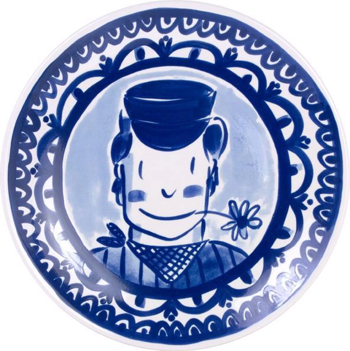 Blond Amsterdam Delfts Blond Dinerbord - � 26 Cm - Jongen - Blauw 3 Blond Amsterdam Delfts Blond Dinerbord - � 26 Cm - Jongen - Blauw