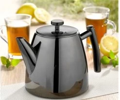 Vaja® Theepot Juliette Met Filter - Dubbelwandig -Theekan 1.0L - Glimmend Zwart 22 Vaja® Theepot Juliette Met Filter - Dubbelwandig -Theekan 1.0L - Glimmend Zwart -Keukenserie Winkel 1200x1002 4