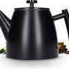 Vaja® Camille Theepot Zwart Met Filter - 1 Liter - RVS - Dubbelwanding -Keukenserie Winkel 1200x1003 3