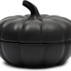 Riviera Maison Voorraadpot Met Deksel - Pumpkin Decoration Bowl - Zwart - Maat XL