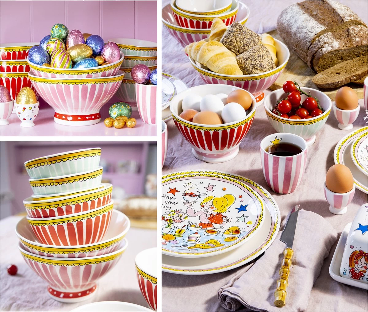 Blond Amsterdam, Even Bijkletsen Mini Mok Rode Rand Zonder Oor, 0,2L 5 Blond Amsterdam, Even Bijkletsen Mini Mok Rode Rand Zonder Oor, 0,2L - Afbeelding 3