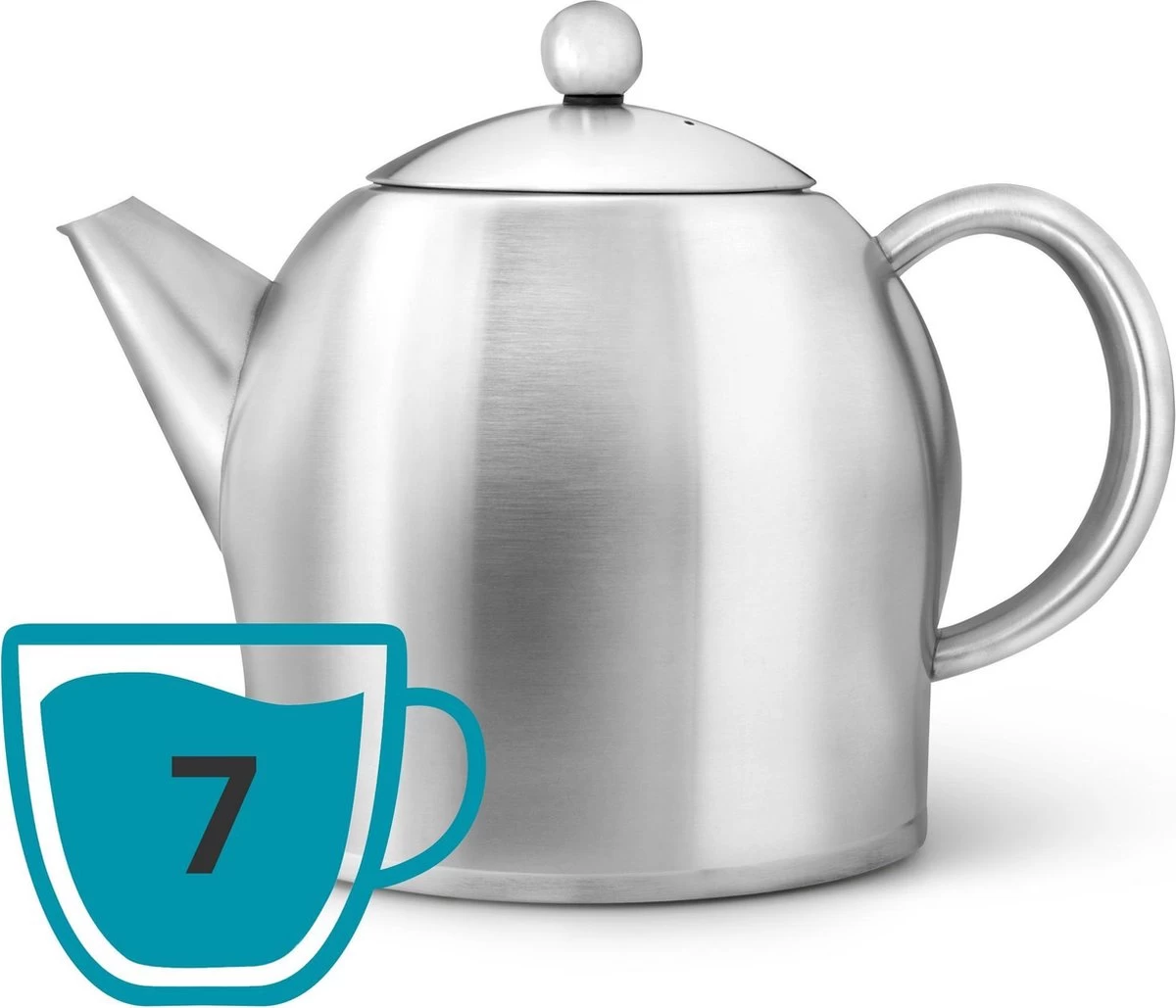 Bredemeijer - Theepot Minuet Santhee 1,4L Mat Dubbelwandig 15 Bredemeijer - Theepot Minuet Santhee 1,4L Mat Dubbelwandig - Afbeelding 13