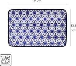 Tokyo Design Studio Nippon Blue Sushiserviesset - Porselein - 6 Delig - 2 Persoons 17 Tokyo Design Studio Nippon Blue Sushiserviesset - Porselein - 6 Delig - 2 Persoons -Keukenserie Winkel 1200x1030 5