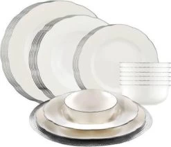 Kutahya Porselein Bone Olympos Silver Rand Serviesset (24 Delig) 6 Personen - BNOLY24Y2220 -Keukenserie Winkel 1200x1031 2