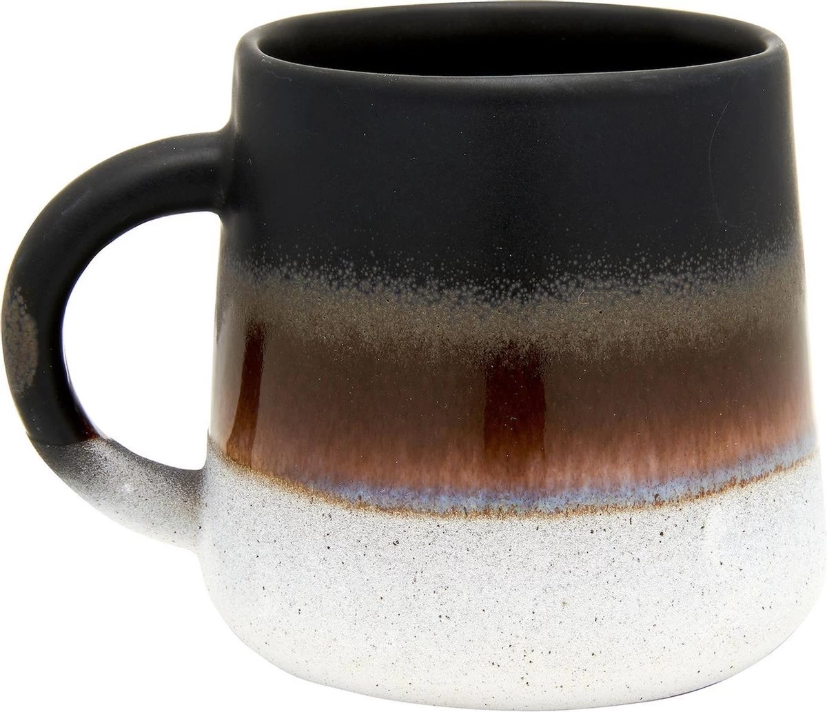 Dip Glazed Mok Zwart Van Sass & Belle 3 Dip Glazed Mok Zwart Van Sass & Belle