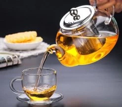 Glazen Theepot Met Filter (RVS) - 1.2 Liter - Thee Infuser – Borosilicaat – Anti-druppel Tuit 11 Glazen Theepot Met Filter (RVS) - 1.2 Liter - Thee Infuser – Borosilicaat – Anti-druppel Tuit -Keukenserie Winkel 1200x1050 4