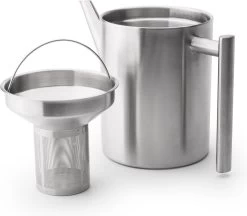 Bredemeijer - Theepot Minuet Cylindre 1,2L Mat Dubbelwandig 16 Bredemeijer - Theepot Minuet Cylindre 1,2L Mat Dubbelwandig -Keukenserie Winkel 1200x1051 5