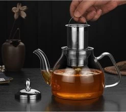 SensaHome - Infuser Theekan/Theepot - Transparant - Glas -Keukenserie Winkel 1200x1059 2