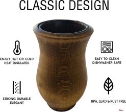 Borvat® | Houten Mate Gourd Cup, Yerba Mate Kalebas, Mate, Bombilla, Yerba Mate Cup -Keukenserie Winkel 1200x1062