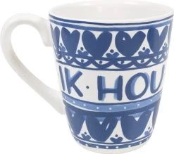 Blond Amsterdam, Delfts Blond; Mok Ik Hou Van Jou 0,35L -Keukenserie Winkel 1200x1064