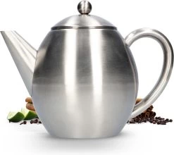 Vaja Valerie - Theepot Met Filter - Dubbelwandig - RVS - 1.2L 20 Vaja Valerie - Theepot Met Filter - Dubbelwandig - RVS - 1.2L -Keukenserie Winkel 1200x1068