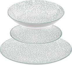 4goodz Jasmijn Groen 18-delig Servies Porselein 6 Persoons