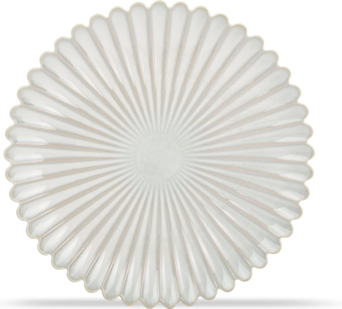 Salt&Pepper - Plat Bord - 25cm - Nuance White - Lotus - Set/4 6 Salt&Pepper - Plat Bord - 25cm - Nuance White - Lotus - Set/4 - Afbeelding 4