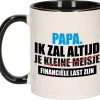 Papa Financiele Last Cadeau Beker / Mok - Zwart Met Wit - Verjaardag / Vaderdag -Keukenserie Winkel 1200x1095 3