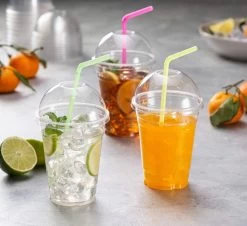 Salade En Smoothie Bekers - 50 Stuk(s) - 300 Ml - To Go - Incl Open Deksel - Transparant - Royal WM - Kerst Servies -Keukenserie Winkel 1200x1099