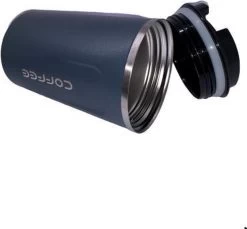 Koffiebeker To Go | Lekvrije Thermosbeker | Thermosfles | RVS Reisbeker | Dubbelwandige Travel Mug | 380 Ml | Blauw -Keukenserie Winkel 1200x1112 1