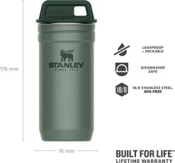 Stanley The Nesting Shot Glass Set - Hammertone Green -Keukenserie Winkel 1200x1124