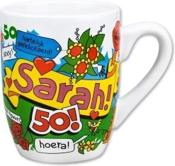 Cartoonmok Sarah - 50 Jaar -Keukenserie Winkel 1200x1135 1