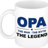 Opa The Man The Myth The Legend Cadeau Mok / Beker Wit - 300 Ml - Verjaardag - Kado Koffiemok / Theebeker -Keukenserie Winkel 1200x1145 11