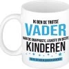 Ik Ben De Trotse Vader Van De Grappigste, Leukste En Beste Kinderen Koffiemok / Theebeker - Wit - 300 Ml - Blauwe En Zwarte Letters - Verjaardag / Vaderdag - Cadeau / Bedankje Voor Papa -Keukenserie Winkel 1200x1145 4