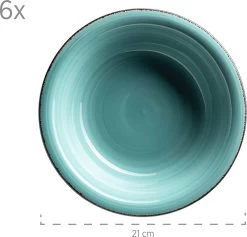 Mäser Bordenset Voor 6 Personen In Moderne Vintage Look, 12-delig Tafelservies, Handbeschilderd -Keukenserie Winkel 1200x1151 7