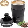 SIP !T® Premium RVS Koffiebeker To Go Thermosbeker – 380 ML – Herbruikbare Koffie & Theebeker – Lekvrij – Zwart - Valentijn -Keukenserie Winkel 1200x1155
