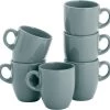 Lite-Body Hermes Koffie Beker - 20cl - Set Van 6 Stuks - Groen Grijs -Keukenserie Winkel 1200x1157 1