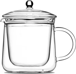 Vatten® Premium Glazen Theepot - 700ml - Dubbelwandig - Anti-drup - Transparant -Keukenserie Winkel 1200x1160 3