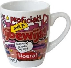 Paper Dreams Mok Cartoon-stijl Rijbewijs Keramiek 325ml Rood/wit -Keukenserie Winkel 1200x1162