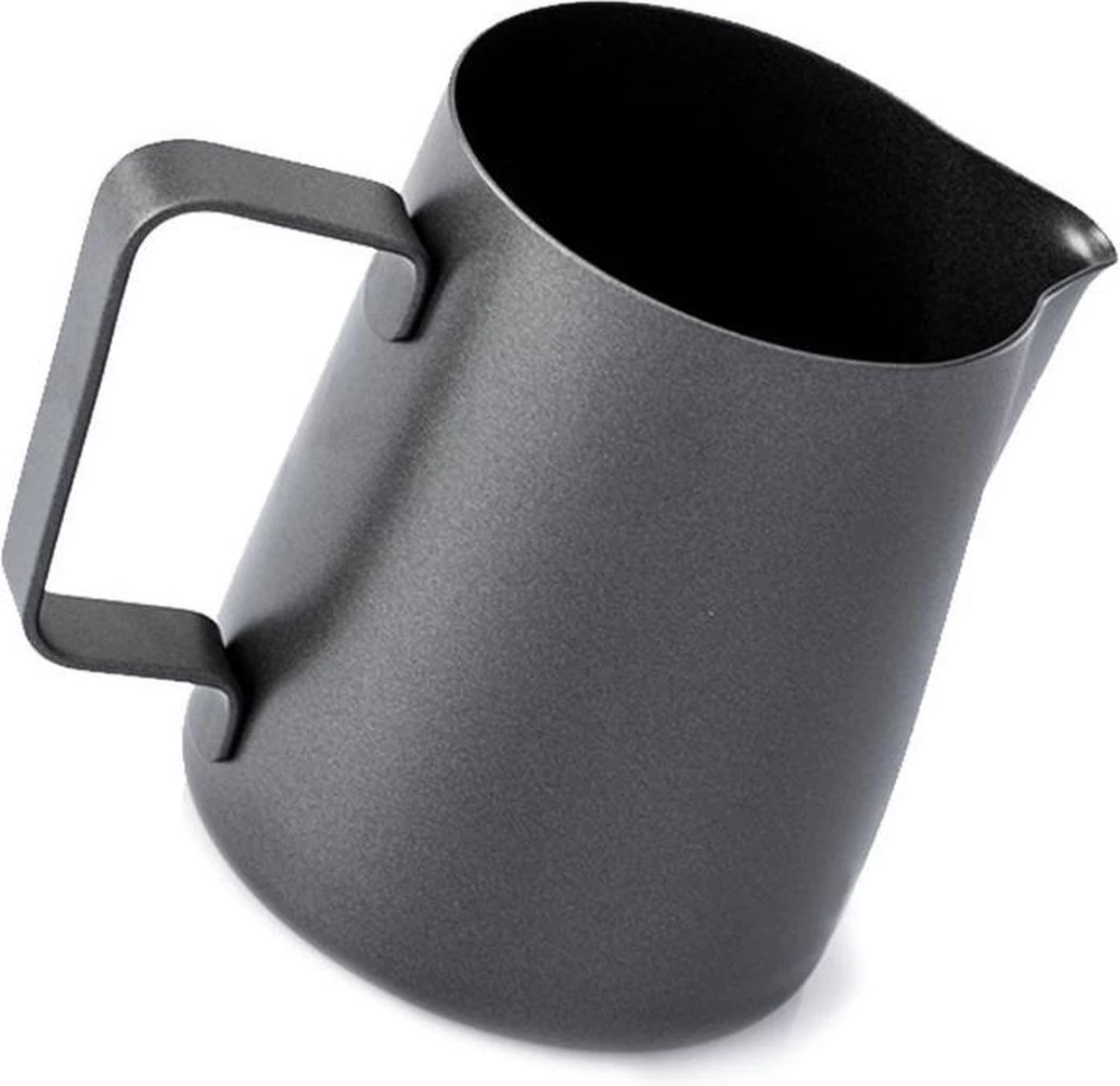 Krumble Melkkannetje 300ml / RVS Melkopschuimkan / Melkkan / Antraciet - Zwart 3 Krumble Melkkannetje 300ml / RVS Melkopschuimkan / Melkkan / Antraciet - Zwart