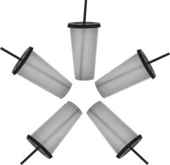 Herbruikbare Bekers Met Rietje En Deksel Van Plastic – Starbucks Design – Drinkbekers Met Rietje – Kleur Veranderende Beker -Keukenserie Winkel 1200x1168
